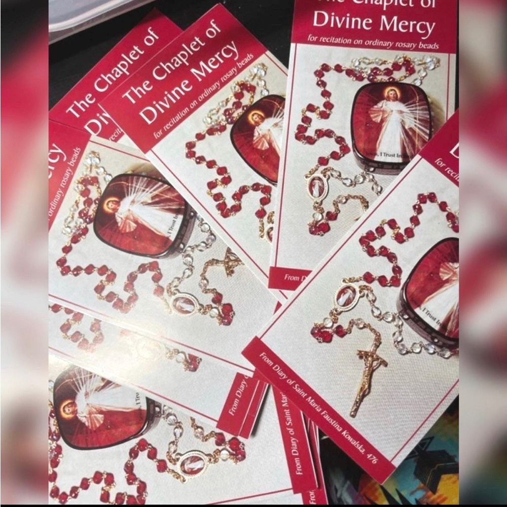 The chaplet of the divine mercy of Jesus prayer pamphlet - (ENGLISH)